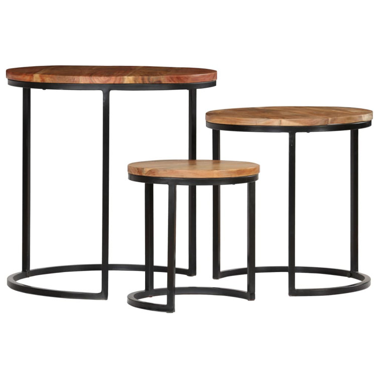 Williston Buford Solid Wood C Table Nesting Tables & Reviews